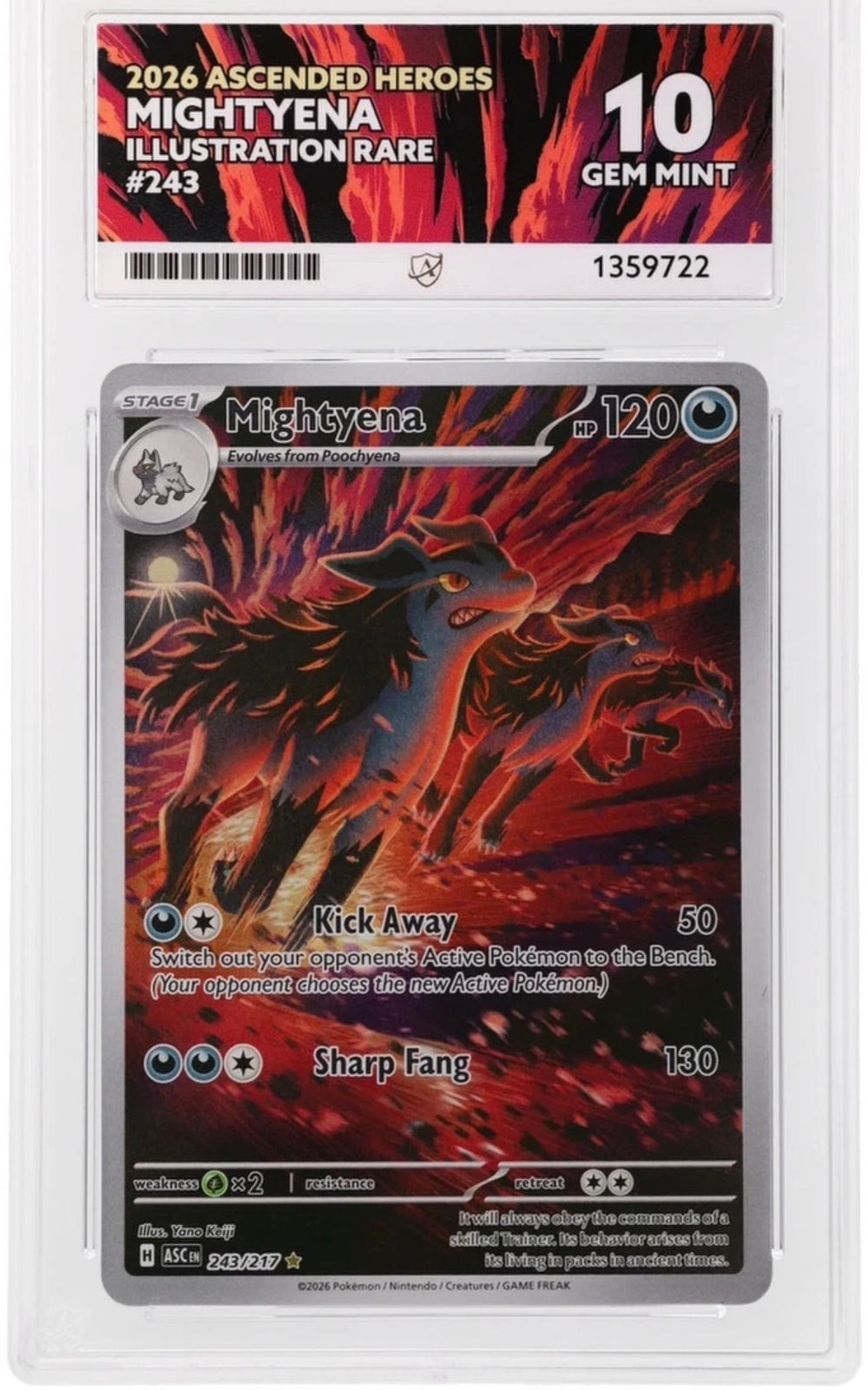 Mightyena 243/217 Ascended Heroes ACE 10